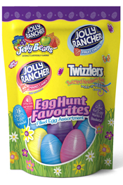 Egg Hunt Favorites Non-Chocolate Filled Egg Assortment with Jolly Rancher® Hard Candy, Twizzlers® Pull 'N Peel™ Candy, Jolly Rancher® Jelly Beans and Jolly Rancher® Fruit Chews